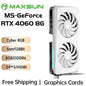 MAXSUN Graphics Cards RTX 4060 Terminator 8G GDDR6 GPU 128bit PCI Express 4.0 X8 Gaming Video Card Desktop Computer Components