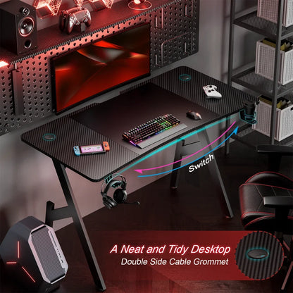 47/55Inch Gaming Desk Gamer Gaming Table Computer Desk PC Workstation